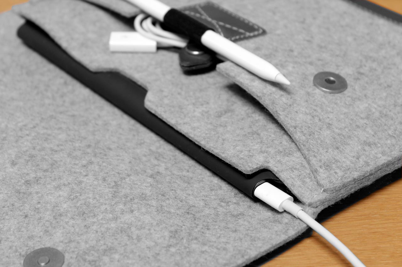 iPad Pro / iPad Air Hülle HAMPSHIRE aus Wollfilz-Pack & Smooch