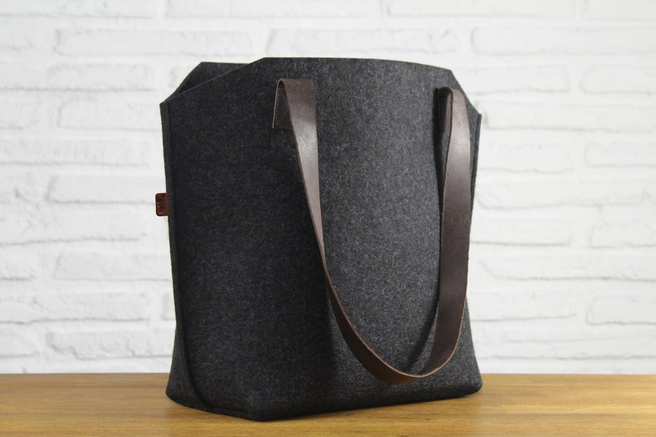 Shopping Bag YORK aus Merino Wollfilz-Pack & Smooch