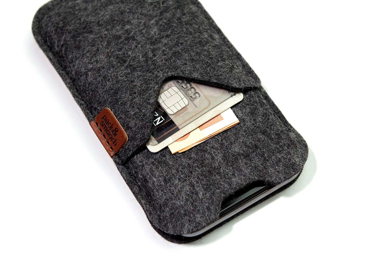 iPhone Hülle SHETLAND aus Wollfilz-Pack & Smooch