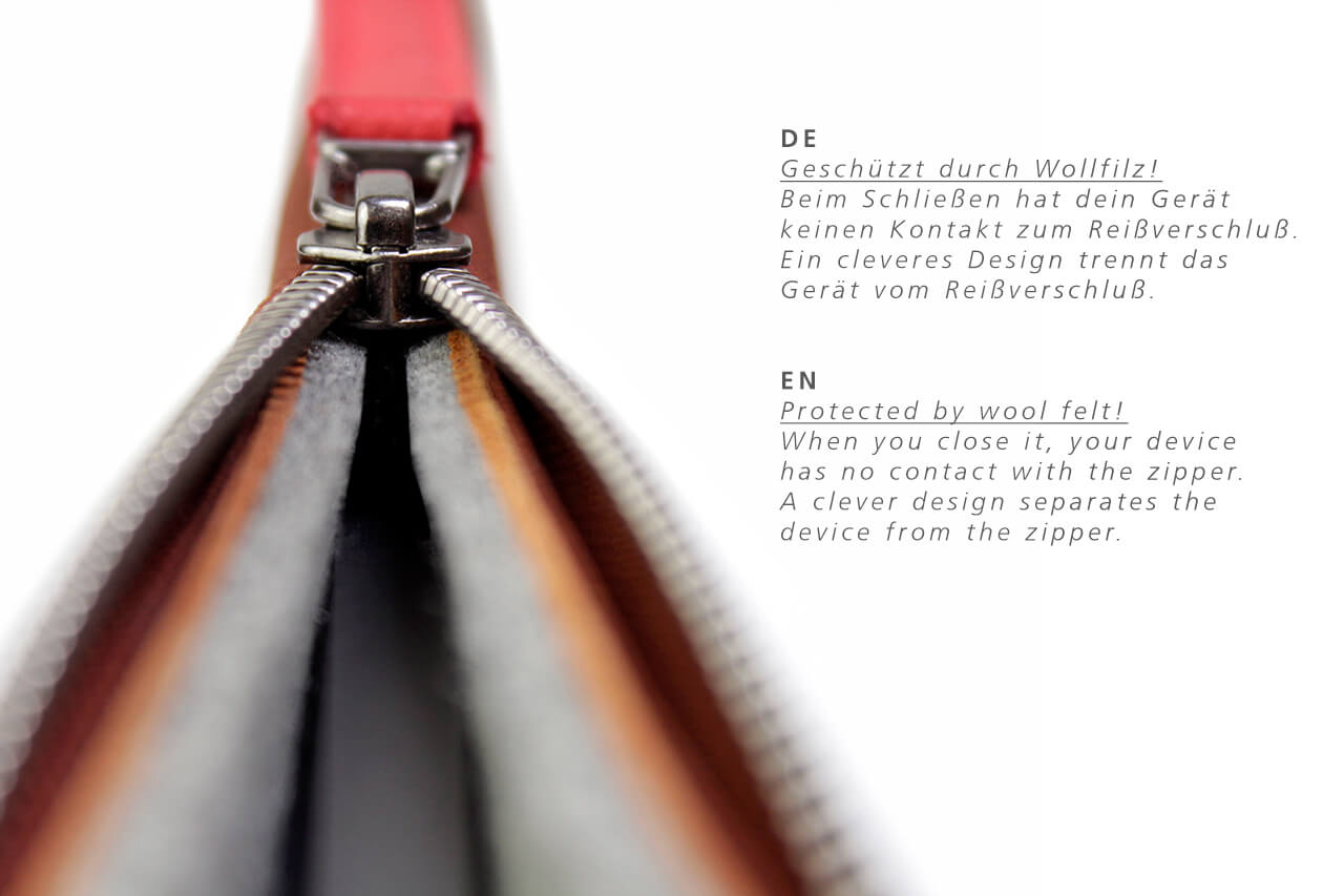 Microsoft Surface Pro Hülle ANGUS aus Leder-Pack & Smooch