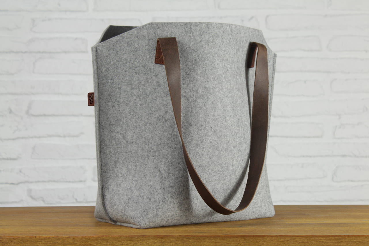 Shopping Bag YORK aus Merino Wollfilz-Pack & Smooch