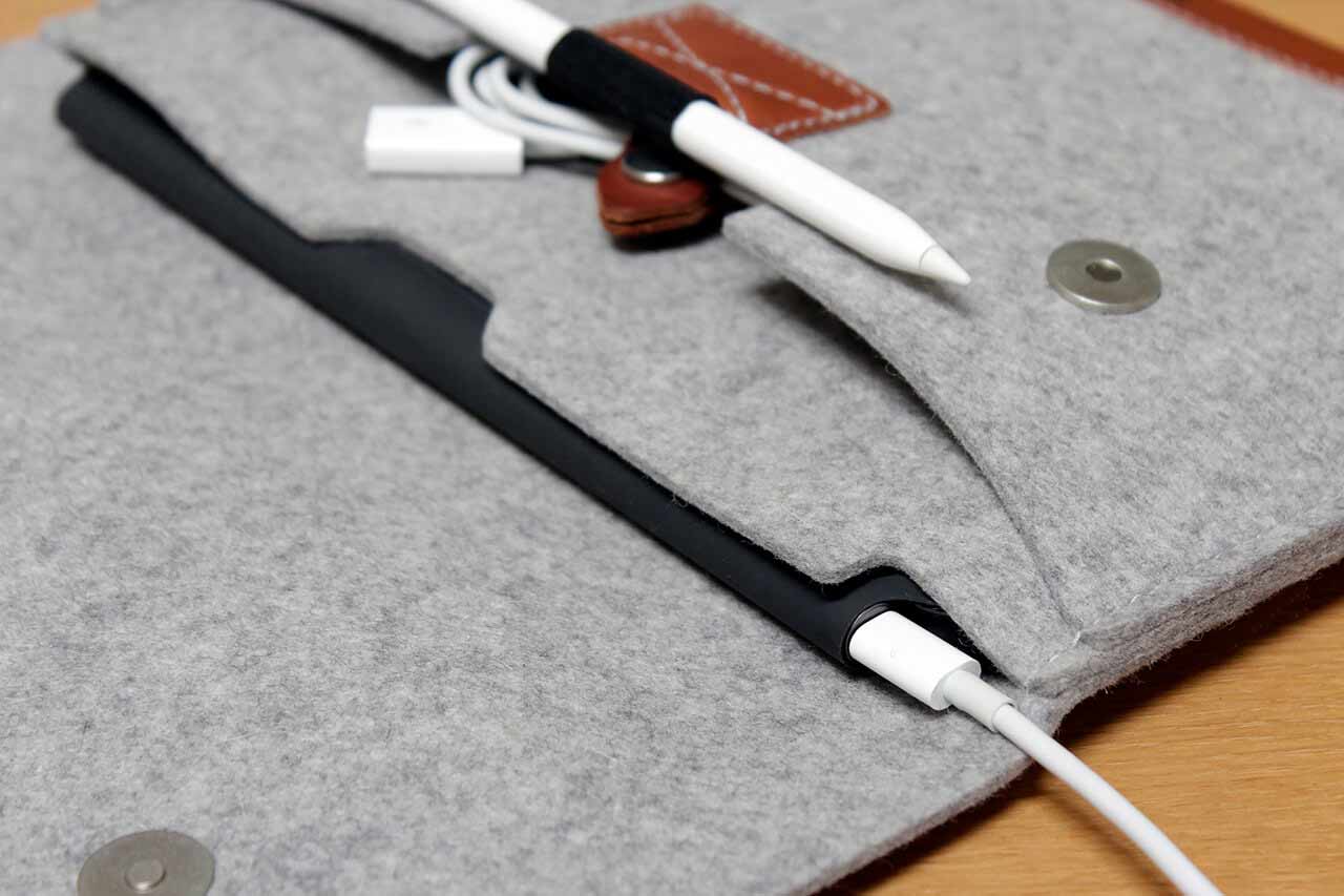iPad Pro / iPad Air Hülle HAMPSHIRE aus Wollfilz-Pack & Smooch