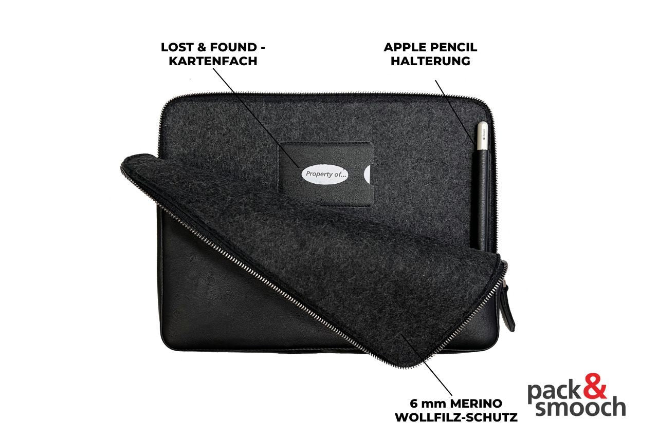 iPad Pro / iPad Air Hülle ANGUS aus Leder-Pack & Smooch