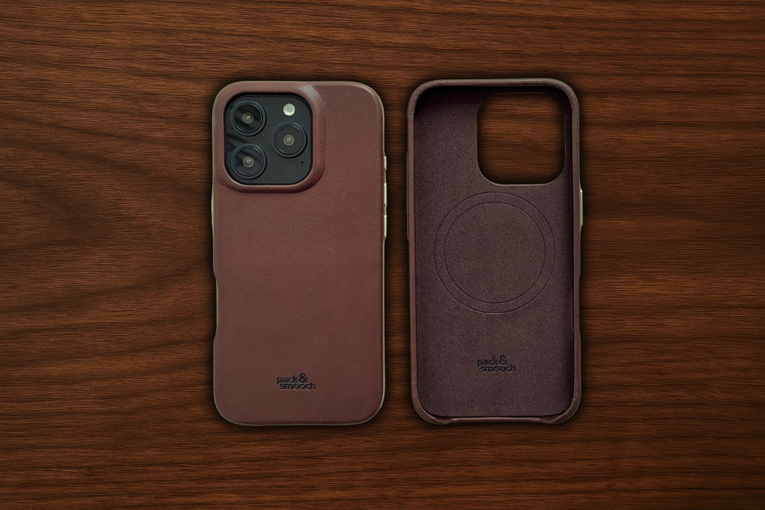 iPhone Hardcase CHESTER aus Leder-Pack & Smooch