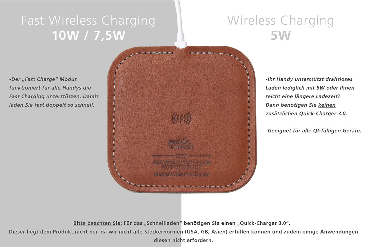 Wireless Charger TAURUS für iPhone-Pack & Smooch