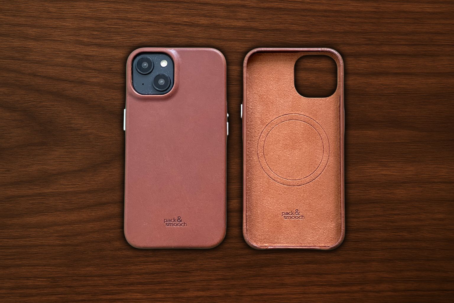 iPhone Hardcase CHESTER aus Leder-Pack & Smooch