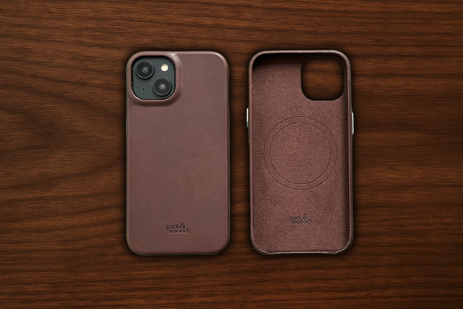 iPhone Hardcase CHESTER aus Leder-Pack & Smooch