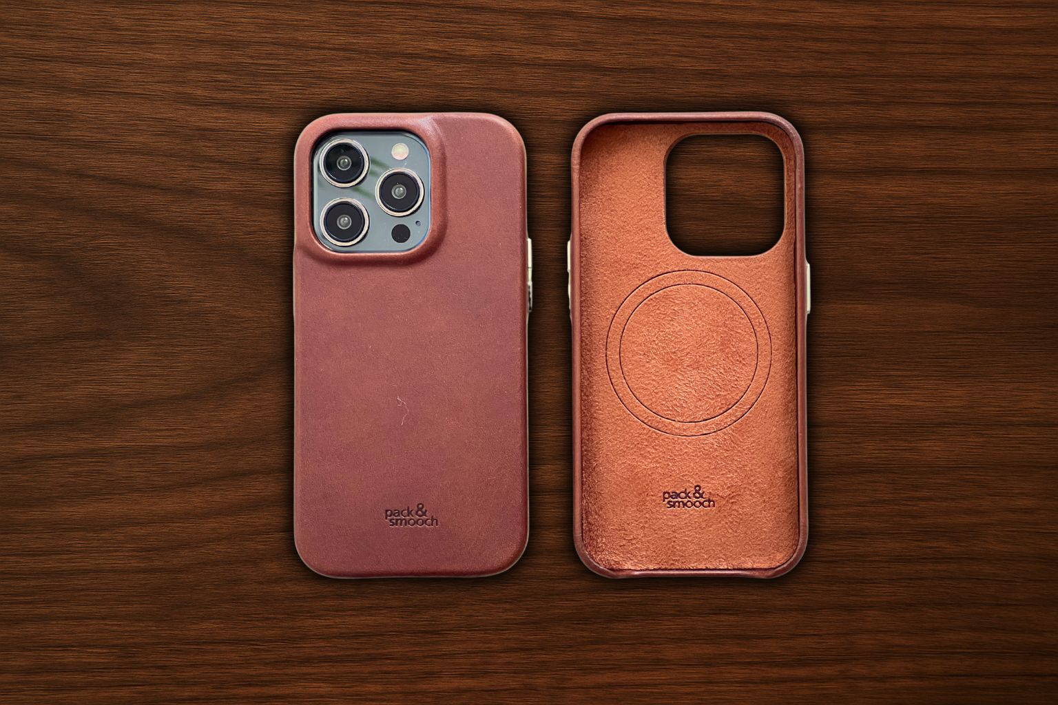 iPhone Hardcase CHESTER aus Leder-Pack & Smooch