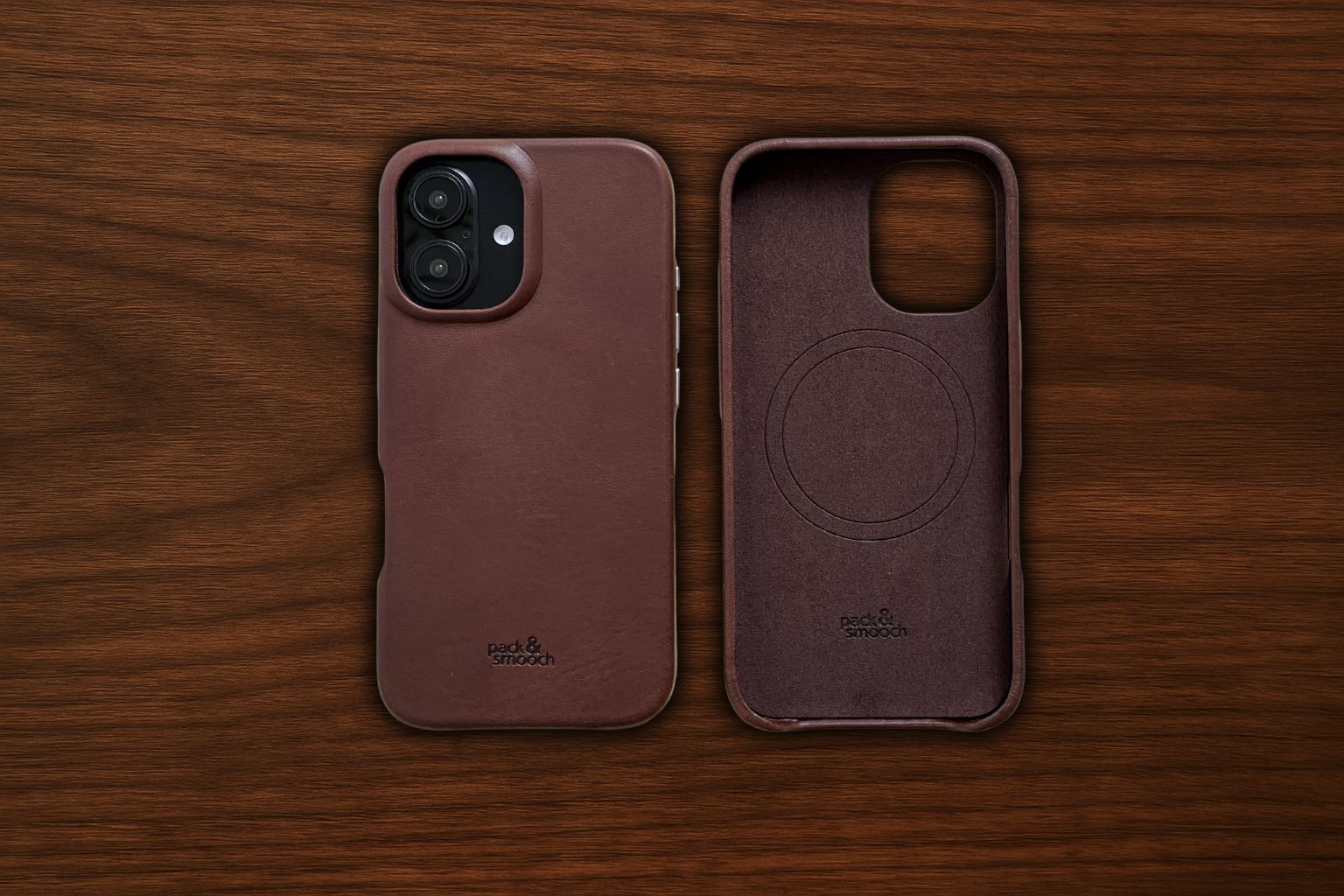 iPhone Hardcase CHESTER aus Leder-Pack & Smooch