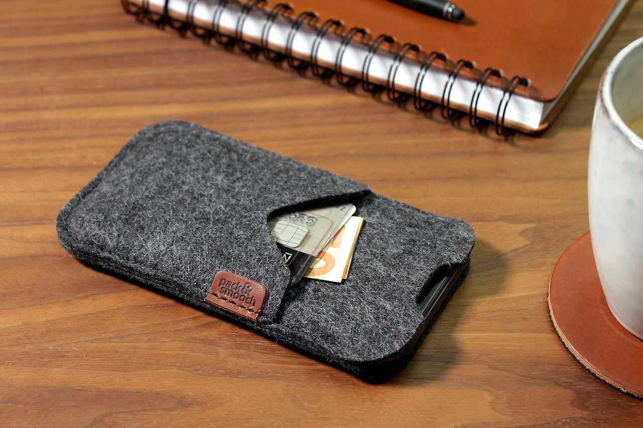 iPhone Hülle SHETLAND aus Wollfilz-Pack & Smooch