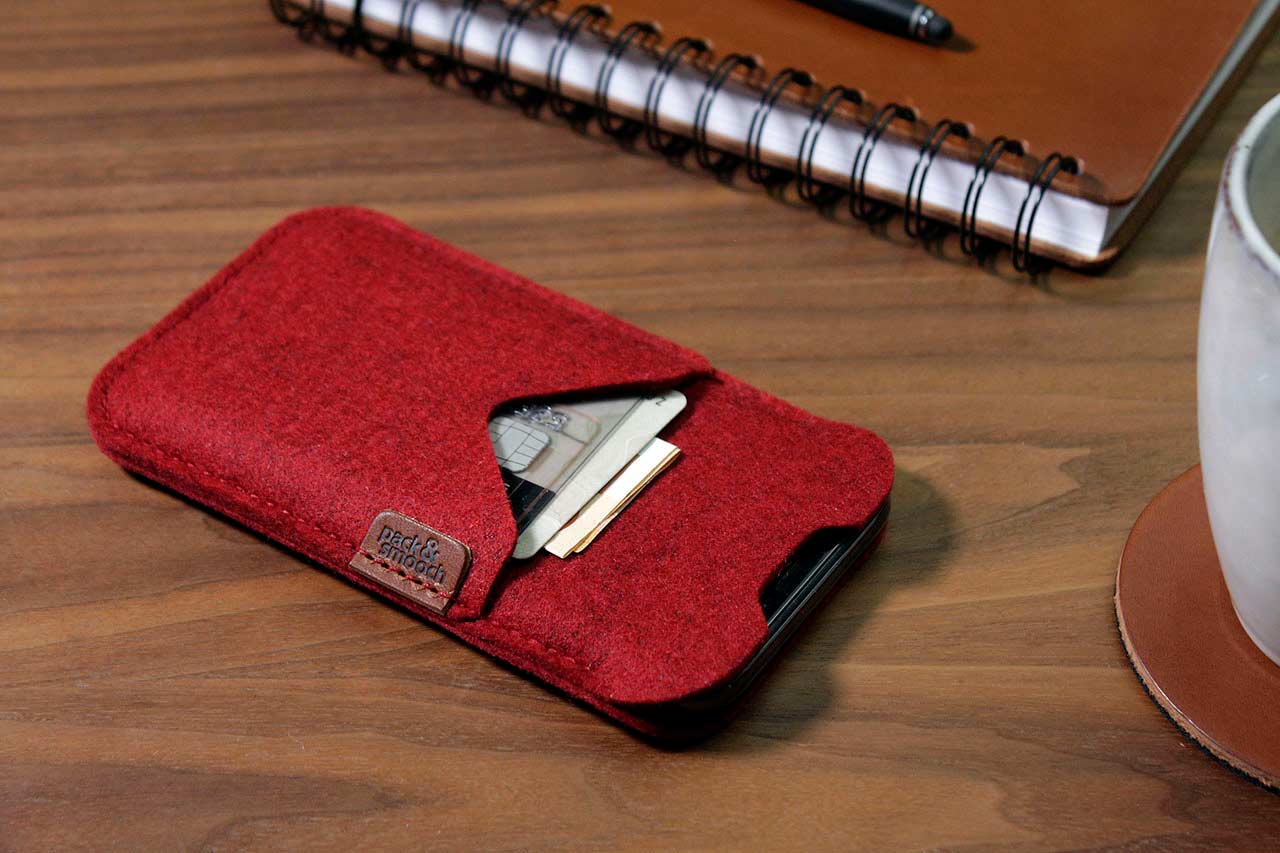 iPhone Hülle SHETLAND aus Wollfilz-Pack & Smooch