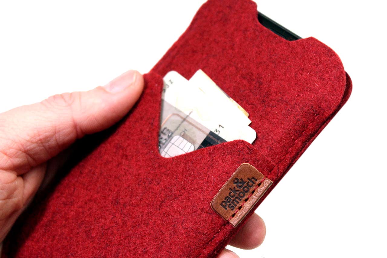 iPhone Hülle SHETLAND aus Wollfilz-Pack & Smooch
