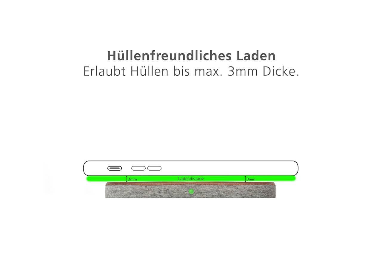 Wireless Charger TAURUS für iPhone-Pack & Smooch