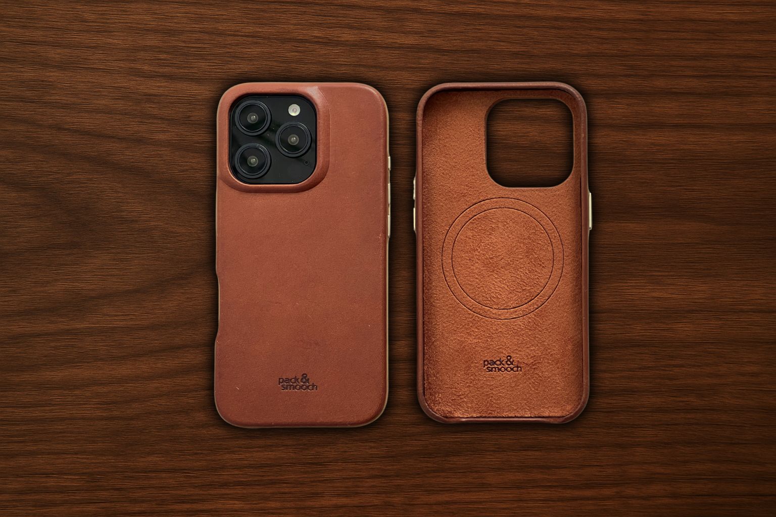 iPhone Hardcase CHESTER aus Leder-Pack & Smooch