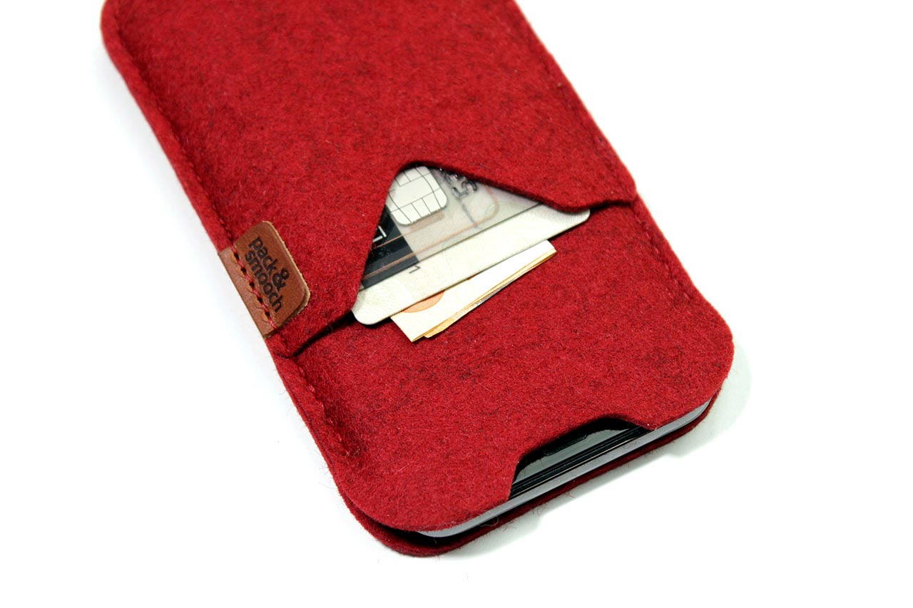 iPhone Hülle SHETLAND aus Wollfilz-Pack & Smooch