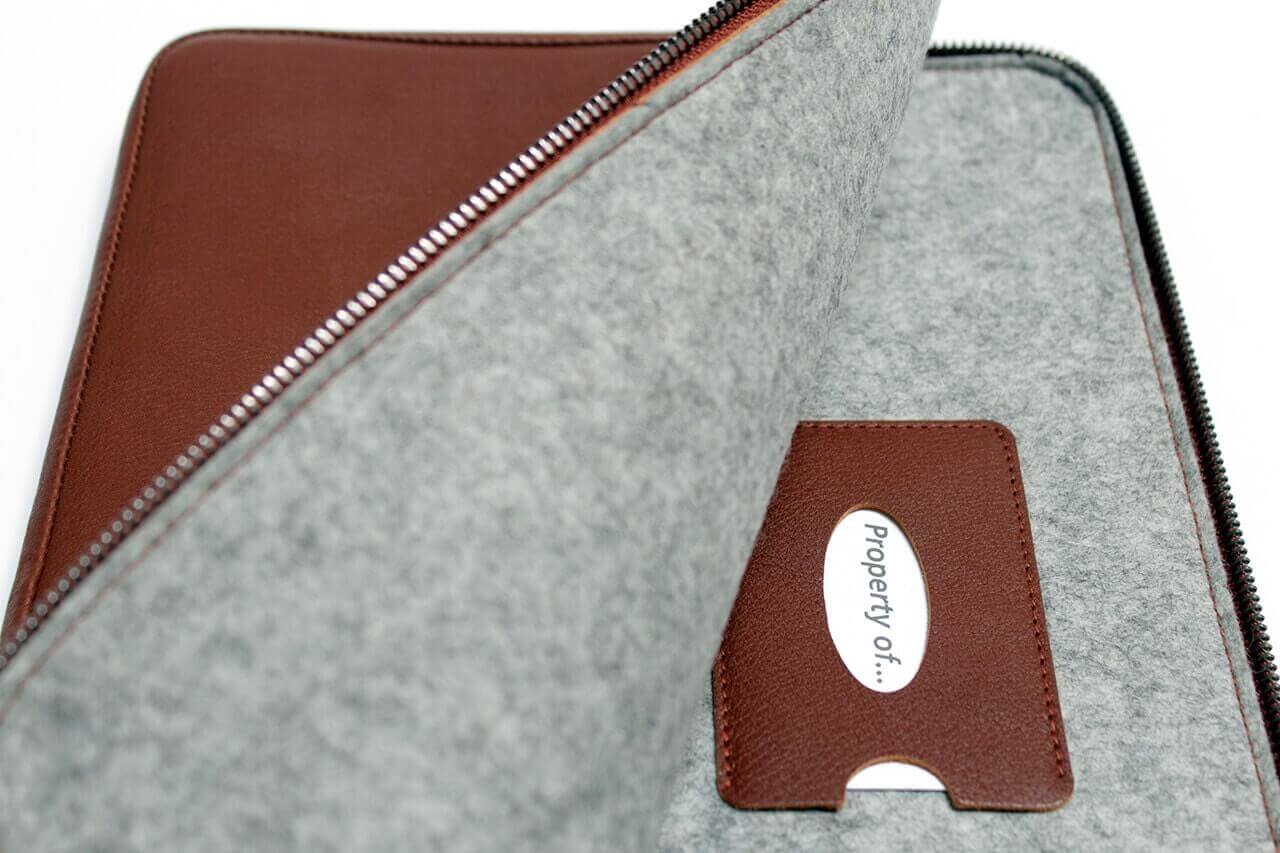 MacBook Pro / MacBook Air Hülle ANGUS aus Leder-Pack & Smooch