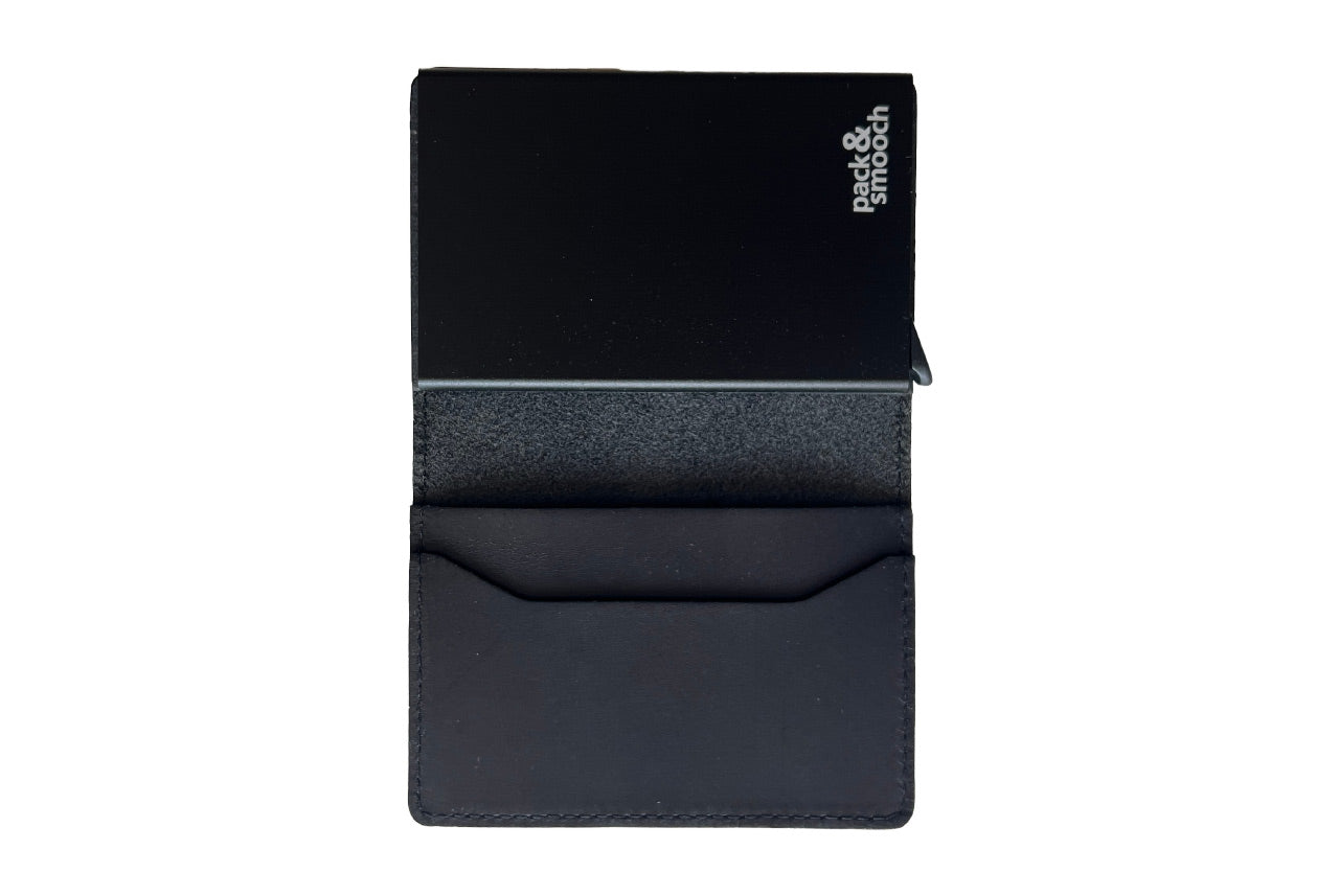 Card holder HERFORD made of leather card slider