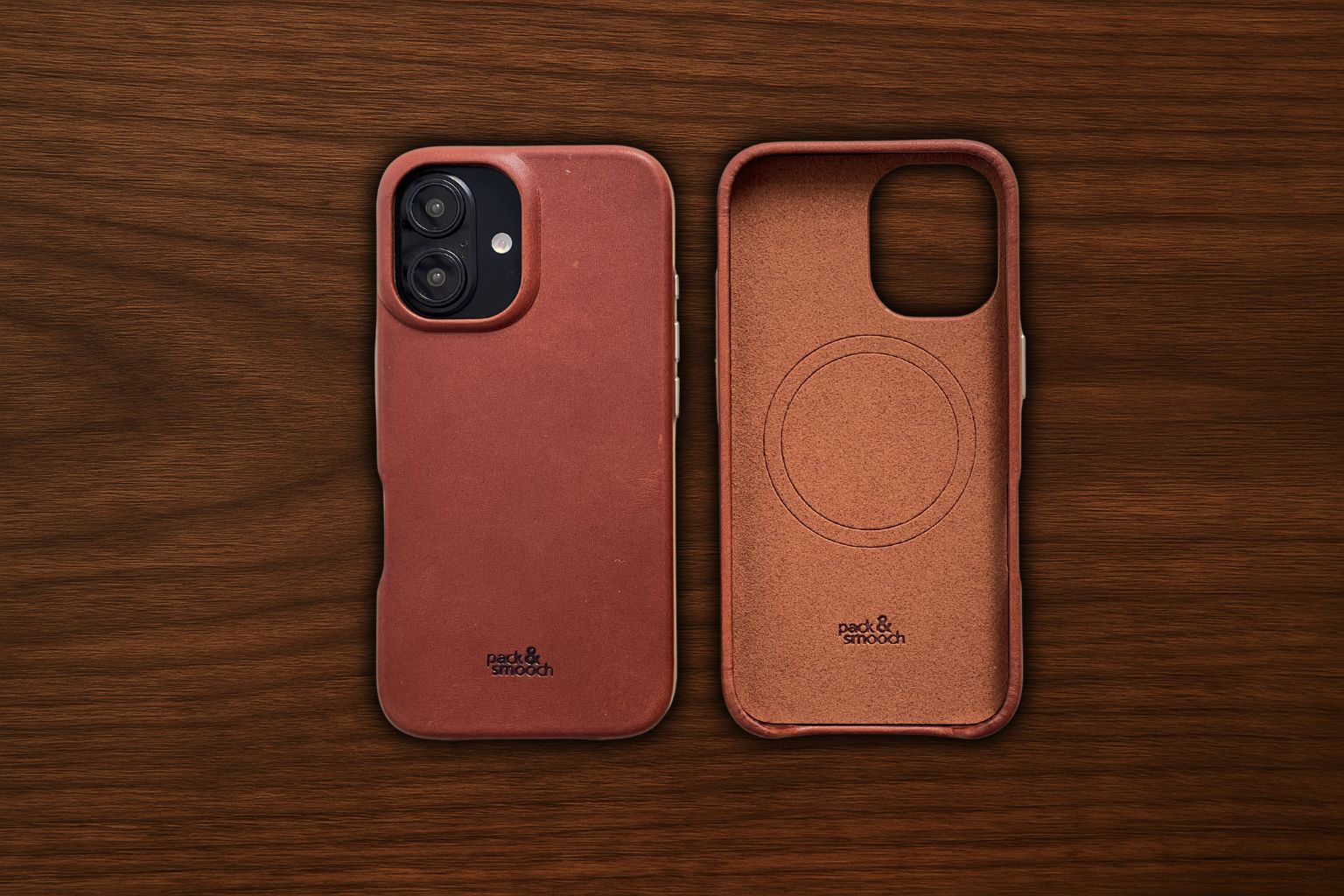 iPhone Hardcase CHESTER aus Leder-Pack & Smooch