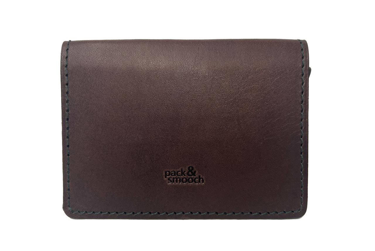 HERFORD Miniwallet – Kartenetui aus Premium-Leder-Pack & Smooch