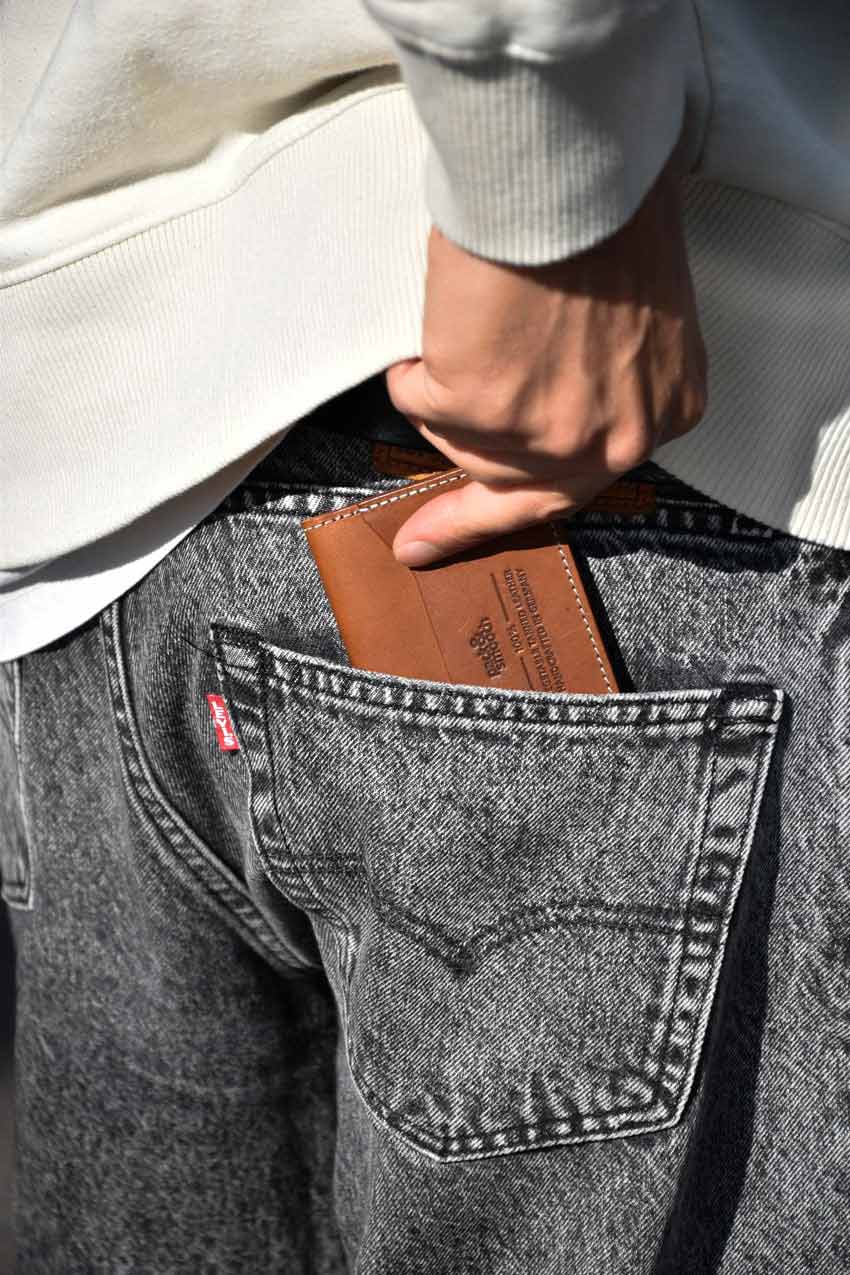 HERFORD Miniwallet – Kartenetui aus Premium-Leder-Pack & Smooch