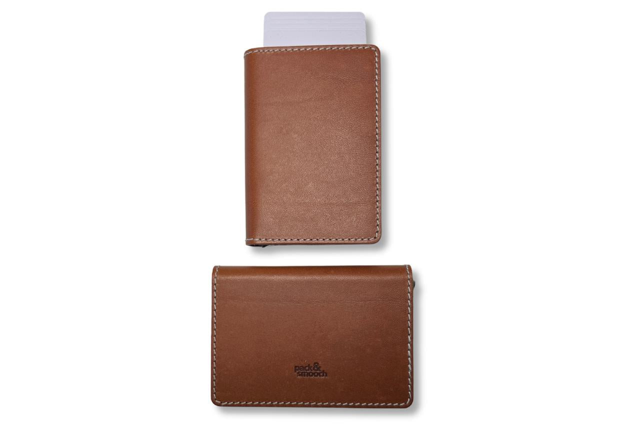 HERFORD Miniwallet – Kartenetui aus Premium-Leder-Pack & Smooch