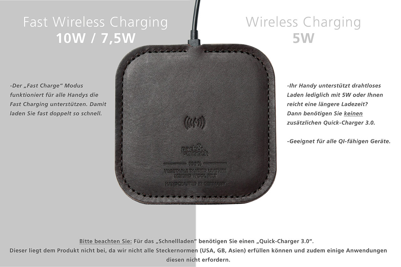Wireless Charger TAURUS für iPhone-Pack & Smooch