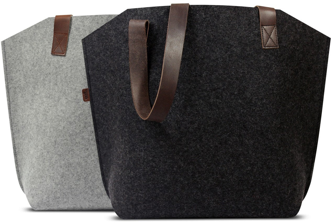 Shopping Bag YORK aus Merino Wollfilz-Pack & Smooch