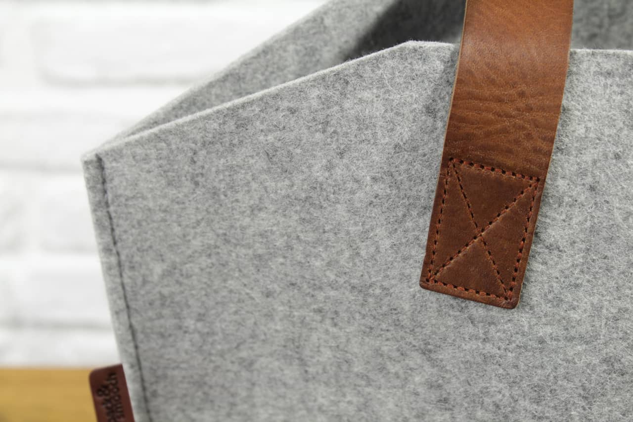 Shopping Bag YORK aus Merino Wollfilz-Pack & Smooch