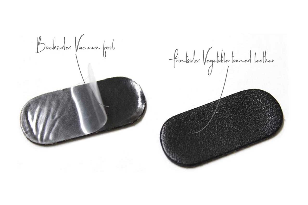 Webcam Cover aus Leder-Pack & Smooch