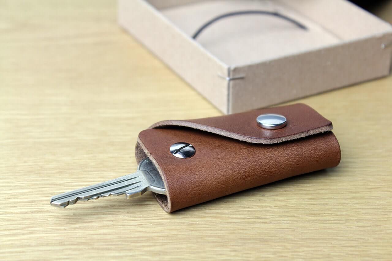 Schlüsseletui Kingsley aus Leder von Pack & Smooch