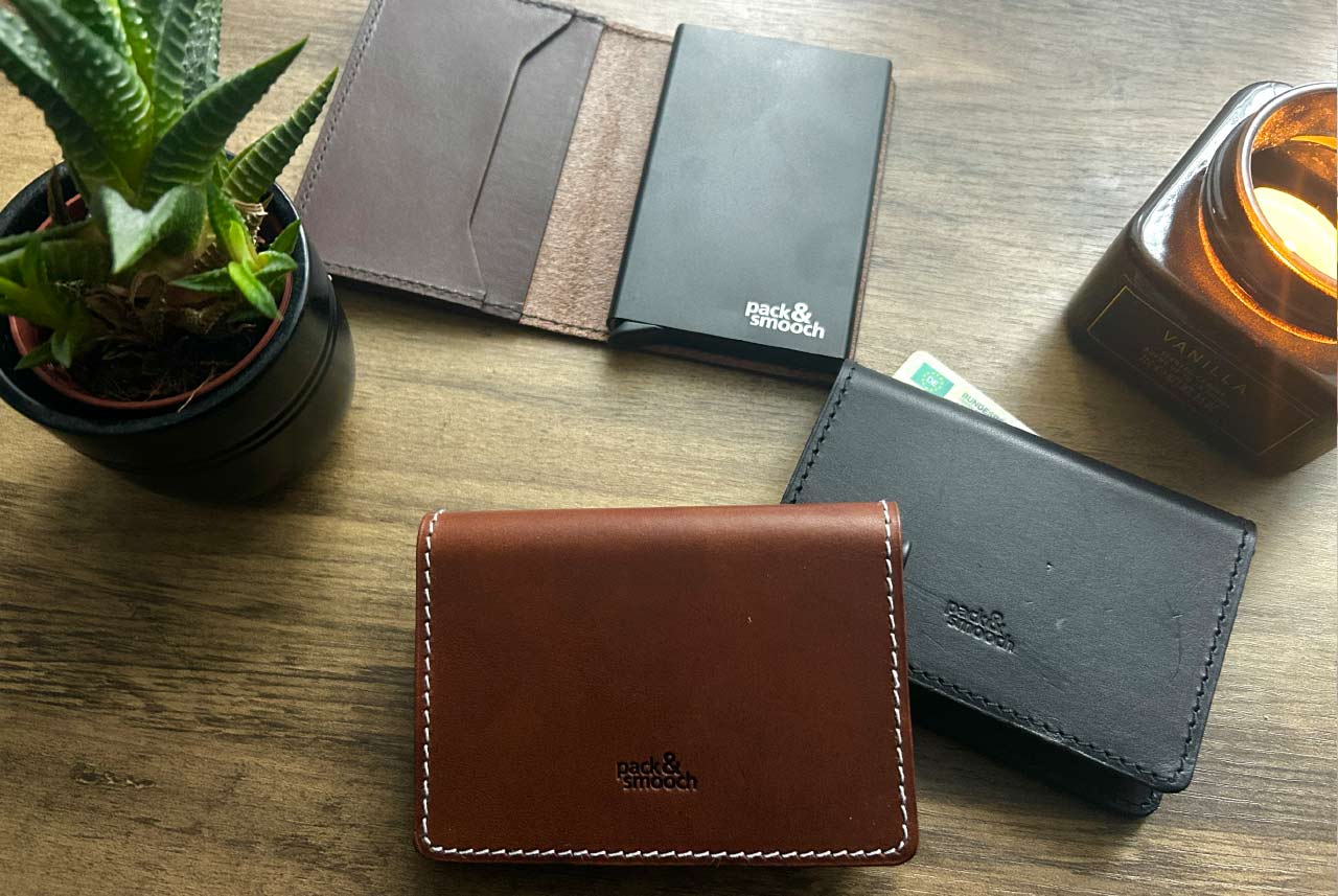 Card holder HERFORD made of leather